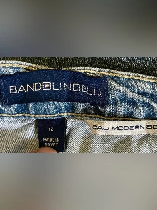 Bandolino Women's Dark Blue Boot-Cut Jeans - Picture 3 of 10